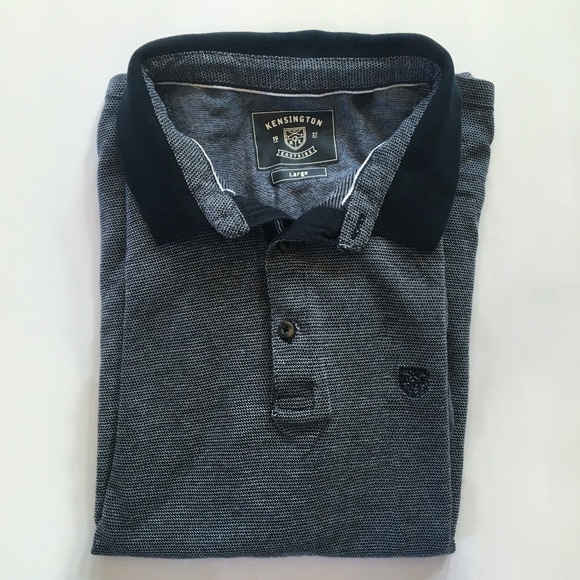Kensington Eastside Men’s Polo Shirt – Size: L/G – Blue - Picture 1 of 4